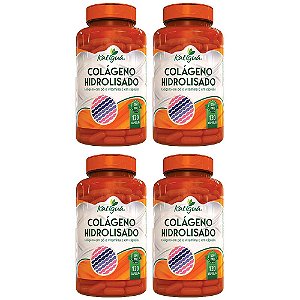 Kit Colágeno Hidrolisado Com Vitamina C Katigua 480 Cápsulas