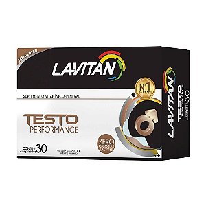 Testo Performance Lavitan Suplemento Vitamínico 30 Comp
