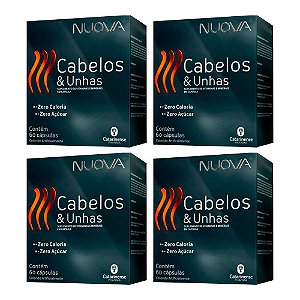 Kit Nuova Cabelos e Unhas Catarinense Pharma 240 Cápsulas
