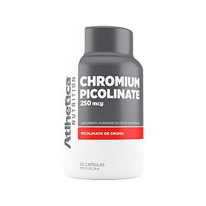 Chromium Picolinate Cromo 250mcg Atlhetica 60 Cápsulas