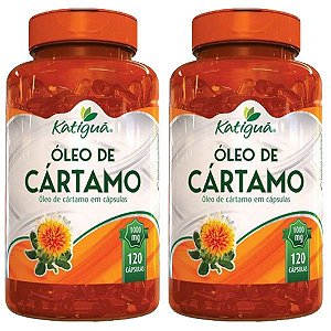 Kit Óleo De Cártamo Com Vitamina E 1000mg Katiguá 240 Cáps