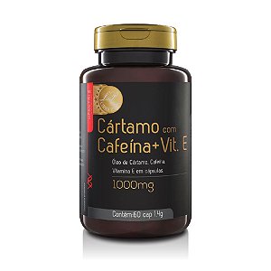 Cártamo Com Cafeína e Vitamina E Upnutri Prime 60 Cápsulas
