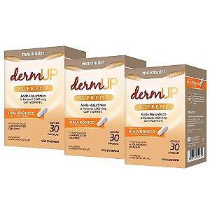 Kit DermUp Supreme Maxinutri Para Pele Vitamina C 90 Cáps