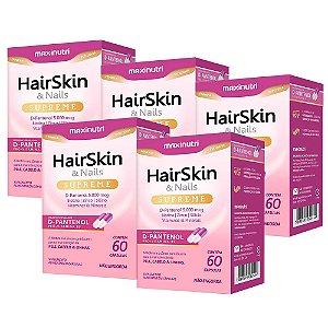 Kit Hair Skin & Nails Supreme Maxinutri Vitamina 300 Cápsulas