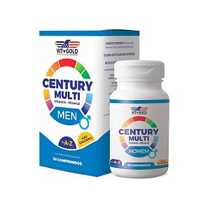 Multivitamínico Century Homem VitGold 30 Comprimidos