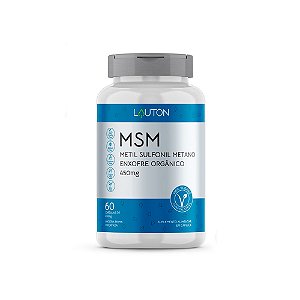 MSM Enxofre Orgânico Lauton Anti-inflamatório 60 Cápsulas