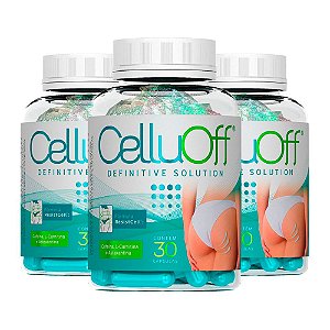 Kit CelluOff Definitive Anti-Celulite Nutrilibrium 90 Cáps