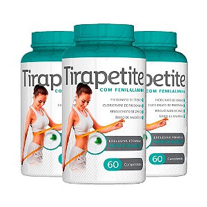 Kit Tirapetite Com Fenilalanina 180 Comprimidos Nutrilibrium