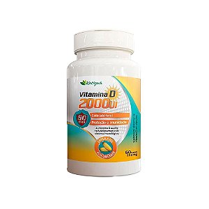 Vitamina D 2000 UI Katiguá Colecalciferol 60 Cápsulas