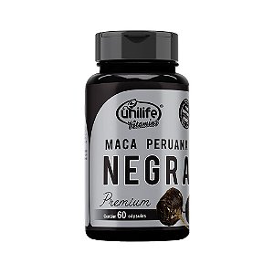 Maca Peruana Negra Premium Unilife Suplemento 60 Cápsulas