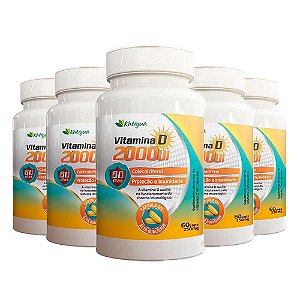 Kit Vitamina D 2000 UI Katiguá Colecalciferol 300 Cápsulas