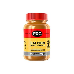 Cálcio Com Vitamina D3 FDC 600mg 90 Comprimidos