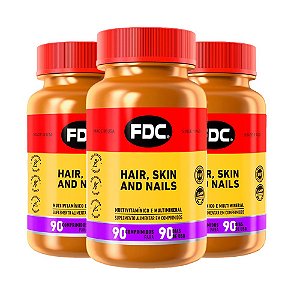 Kit Hair Skin And Nails FDC Vitaminas 270 Comprimidos