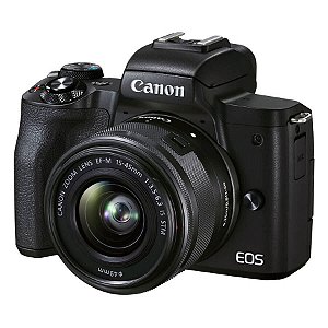 Canon EOS M50 Mark II Mirrorless com lente 15-45mm