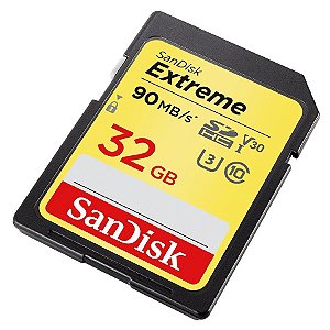 Cartão SanDisk Extreme SDXC UHS-I 32GB