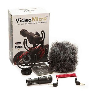 Microfone Compacto Para Câmera Rode VideoMicro