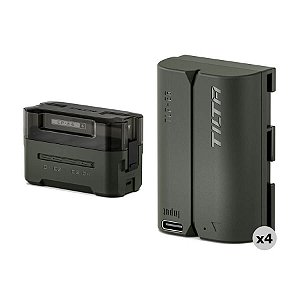 Tilta Kit Estação de Carregamento com 4 Baterias LP-E6P