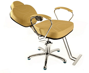 Poltrona Cadeira Reclinavel Eva Base Redonda-moveis Salão