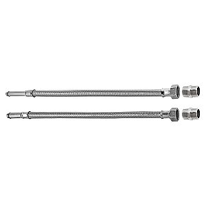Ligação Flexível para Monocomando 60cm Rosca M10 x 1/2" Inox Blukit