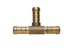 Tê para Mangueira de Gás 3/8" Blukit