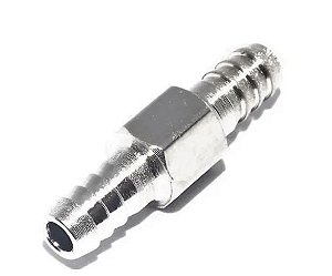 Espigão Emenda 4mm para mangueira de 6 x 4mm