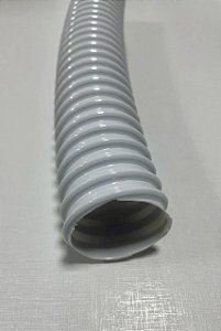 Mangueira Corrugada Odontológica Vacuo Ar 1 1/2 - Branco Gelo