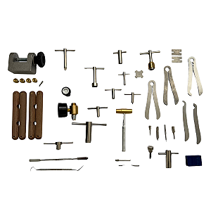Kit de ferramentas 35 peças para consertos de instrumentos de mão odontológicos