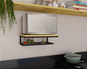 Suporte Para Microondas Organizador Porta Tempero Nicho