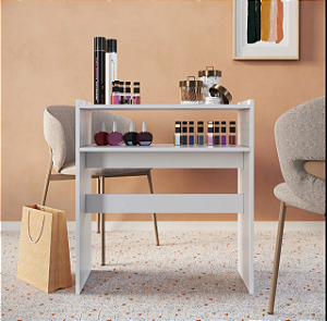 Mesa para Manicure Nails Designer Profissional Compacta Salão de Cabeleleiro