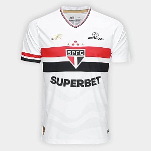 Camisa São Paulo 2025/2026 - Torcedor New Balance Masculino Branca