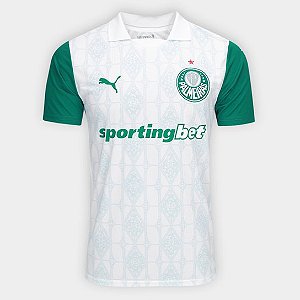 Camisa Palmeiras 2025/2026 - Torcedor Puma Masculino Branca