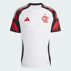 Camisa Flamengo 2025/2026 - Torcedor Adidas Masculino Branca