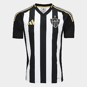 Camisa Atlético Mineiro 2025/2026 - Torcedor Adidas Masculino Listrada