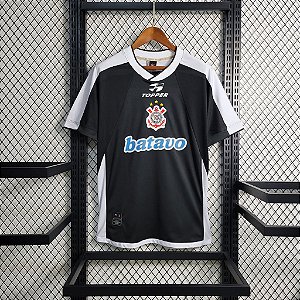 Camisa Corinthians Retrô 2000 - Torcedor Topper Masculino Branca