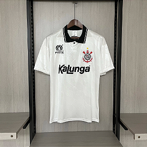 Camisa Corinthians Retrô 1992 - Torcedor Finta  Masculino Branca
