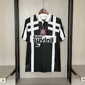 Camisa Corinthians Retrô 1995 - Torcedor Penalty Masculino Preta