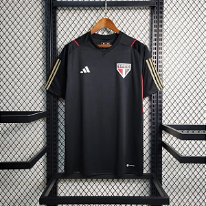 Camisa São Paulo 2023/2024 - Torcedor Adidas Masculino Treino Preta