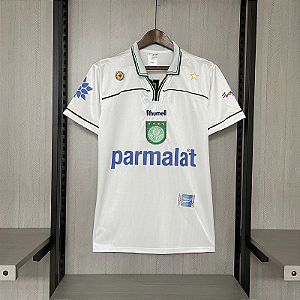 Camisa Palmeiras Retrô 1999 - Torcedor Rhumell Masculino Branca