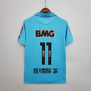 Camisa Santos Neymar Retrô 2011/2012 - Torcedor Umbro Masculino Azul