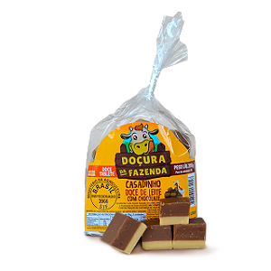 PACOTE - CASADINHO DOCE DE LEITE COM CHOCOLATE 200g