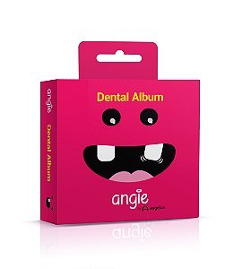 Dental Álbum Porta Dentinhos Rosa Angie