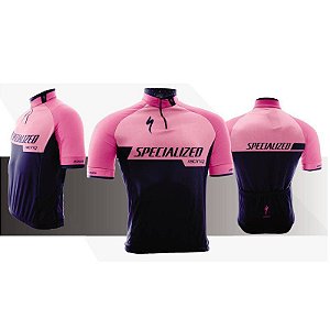 Camisa de Ciclismo Specialized Racing Tour Dry Fit c/ Ziper 15cm Manga Curta
