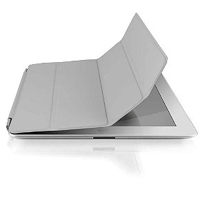 Capa - case  Magnética compatível com iPad 2 / 3 / 4 Smart Cover Cinza - Multilaser BO162