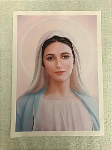 Tela para Quadro de Nossa Senhora Rainha da Paz