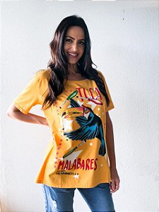 T-shirt Estampada Tucano Malabares Amarelo Farm