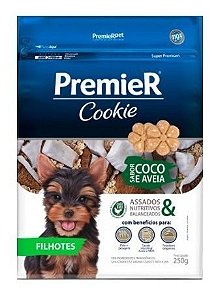 Cookie Cães Filhotes Frutas Coco E Aveia 250g Premier