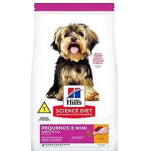 Ração Hills Cães Adultos Pedaços Pequenos Miniaturas 6kg
