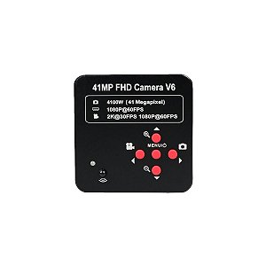 Câmera para Microscópio Trinocular 41MP FHD V6 HDMI