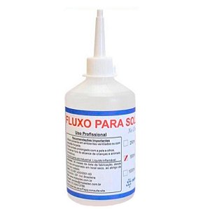 Fluxo De Solda Líquido Incolor Implastec 250ml No Clean Isopropanol