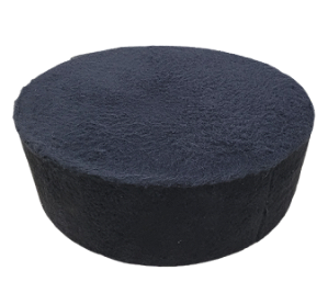 Expositor Redondo com Feltro PRETO 60 cm (d) x 20cm(A )- Pés ajustáveis - Suporta até 120 Kg -Pronta Entrega- Fazemos sob medida